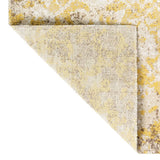 Vidaxl außerhalb des Teppichs flach gewebt 100x200 cm Gelb