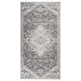 Vidaxl außerhalb des Teppichs flach gewebt 80x150 cm hellgrau