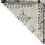 Vidaxl außerhalb des Teppichs flach gewebt 80x150 cm grün und grau