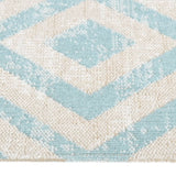 Vidaxl Außen Teppich flach -gehoben 115x170 cm Grün und Beige