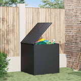 Vidaxl tuinbox 100x97,5x104 cm polyetheen rattan zwart