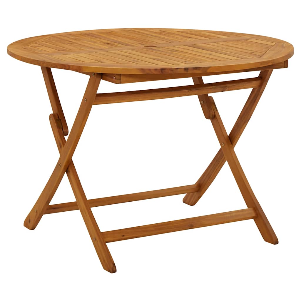 Vidaxl tuintafel inklapbaar 110 cm massief acaciahout