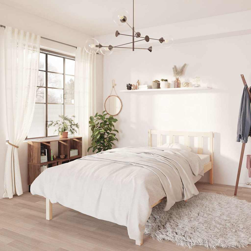 Vidaxl bedframe massief grenenhout 100x200 cm