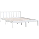 Vidaxl bedframe massief grenenhout wit 120x200 cm