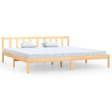 Vidaxl bedframe massief grenenhout 180x200 cm