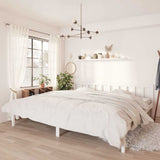 Vidaxl bedframe massief grenenhout wit 180x200 cm