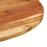 Vidaxl bijzettafel 60x(42-62) cm massief acaciahout en gietijzer