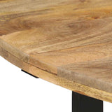 Vidaxl eettafel 110x75 cm massief mangohout