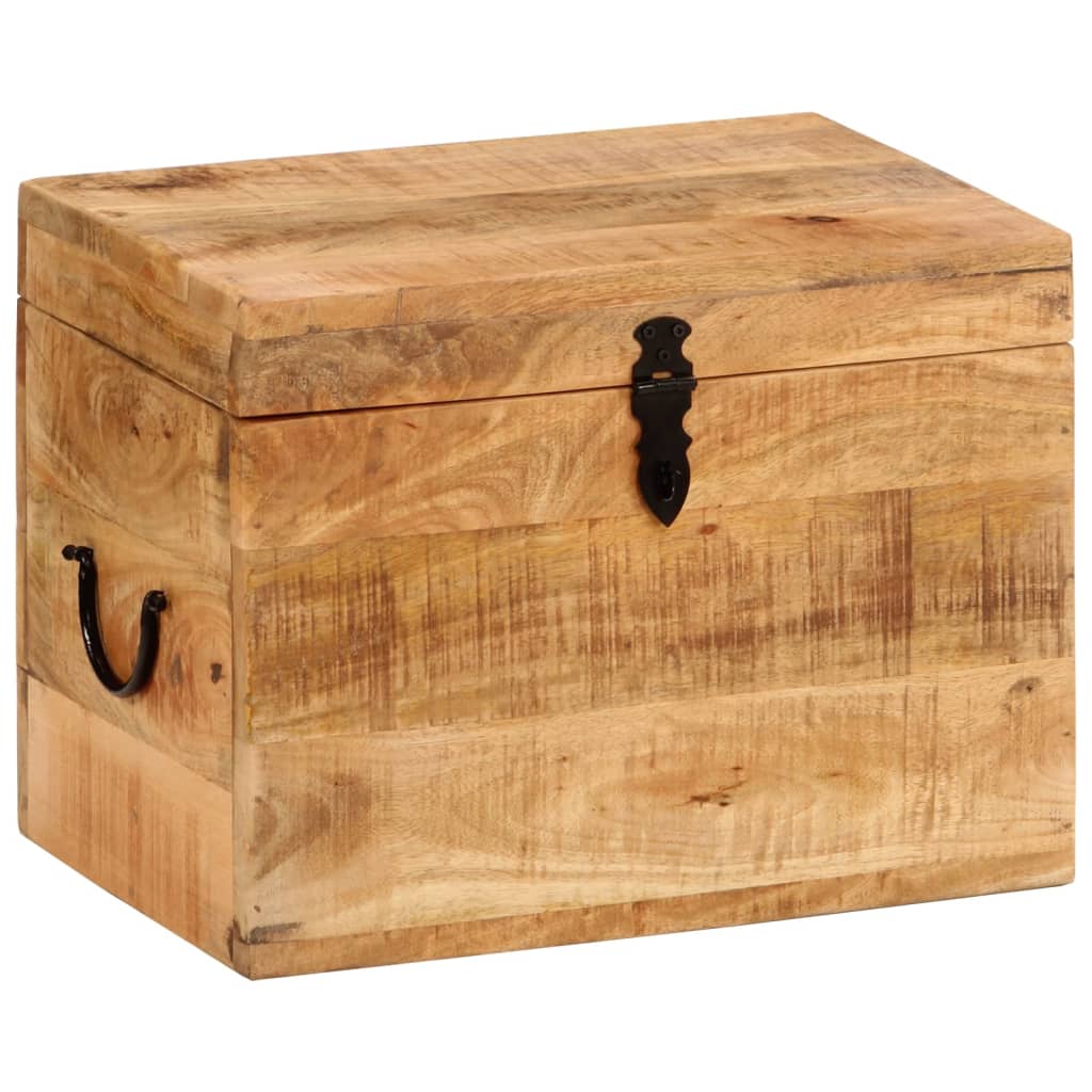 Vidaxl opbergbox 39x28x31 cm massief mangohout