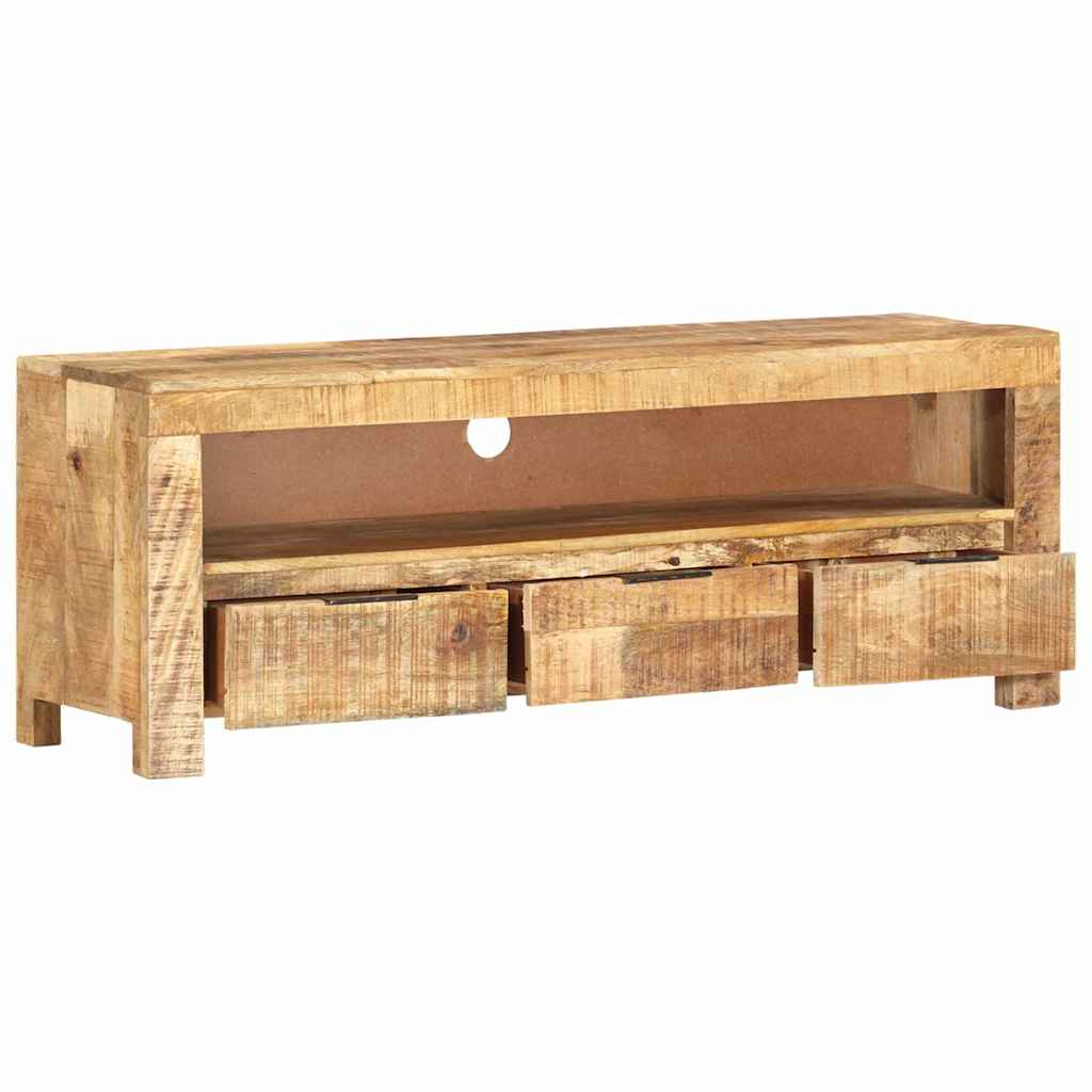 Vidaxl tv-meubel 110x30x40 cm ruw mangohout