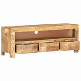 Vidaxl tv-meubel 110x30x40 cm ruw mangohout
