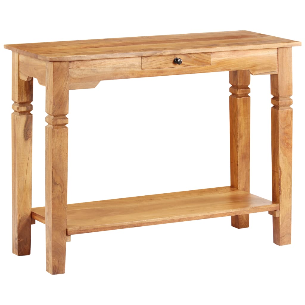 Vidaxl wandtafel 100x40x76 cm massief acaciahout