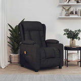 Vidaxl massagestoel stof zwart