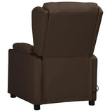 Vidaxl massagestoel kunstleer bruin