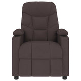 Vidaxl massagestoel stof donkerbruin