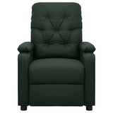 Vidaxl massagestoel stof donkergroen