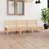 Vidaxl 3-delige loungeset massief grenenhout