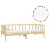 Vidaxl slaapbank met matras massief grenenhout 90x200 cm