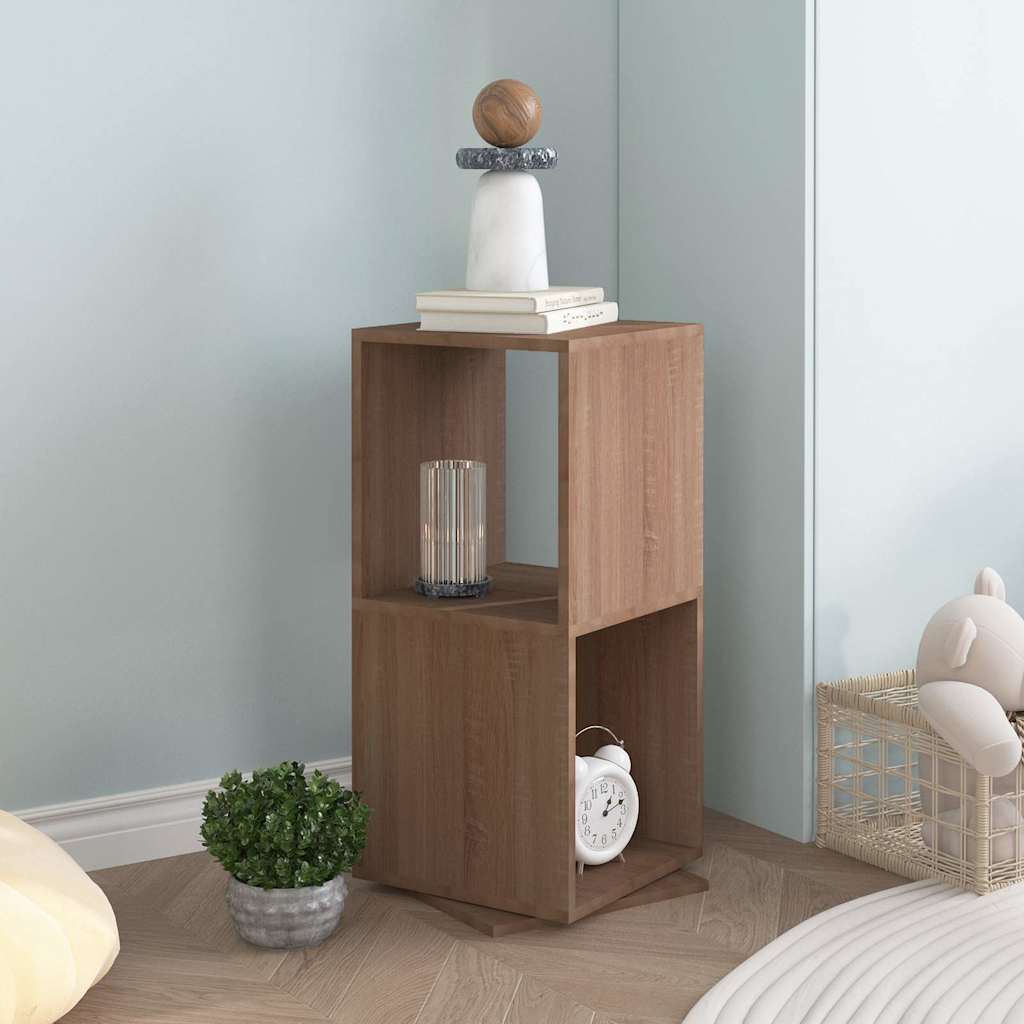 Vidaxl draaikast 34,5x34,5x75,5 cm spaanplaat sonoma eiken