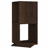 Vidaxl draaikast 34,5x34,5x75,5 cm spaanplaat gerookt eiken