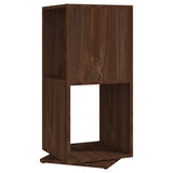 Vidaxl draaikast 34,5x34,5x75,5 cm spaanplaat bruin eikenkleur