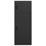VIDAXL -Sattelschrank 53x53x140 cm Stahl Anthrazit -geläutet