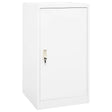Vidaxl zadelkast 53x53x105 cm staal wit