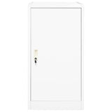 Vidaxl zadelkast 53x53x105 cm staal wit
