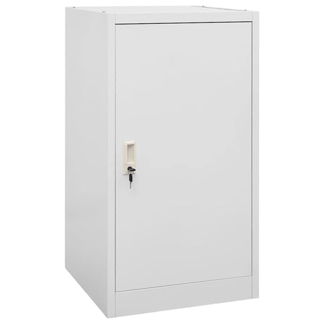 Vidaxx Sattelschrank 53x53x105 cm hellgrauer Stahl
