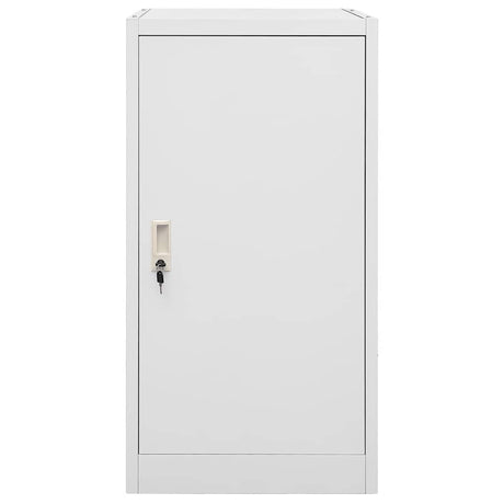 Vidaxx Sattelschrank 53x53x105 cm hellgrauer Stahl