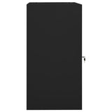 Vidaxl Sattelschrank 53x53x105 cm Stahlschwarz
