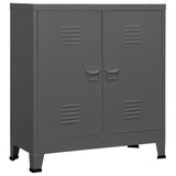 Vidaxl opbergkast industrieel 90x40x100 cm staal antracietkleurig