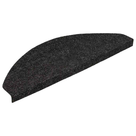 Vidaxl Treppenmatten Selbstadhäsiv 15 ST 56x17x3 cm Schwarz