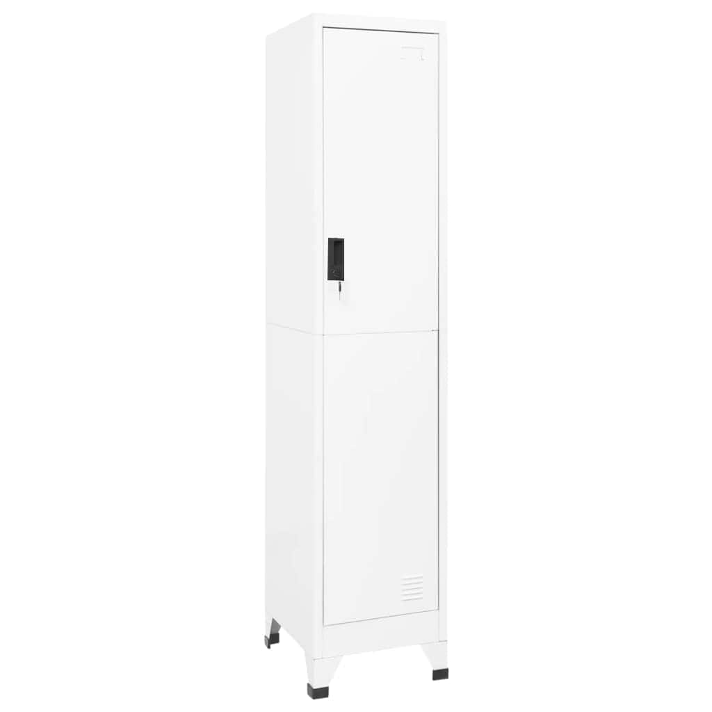 Vidaxl lockerkast 38x45x180 cm staal wit