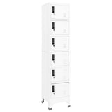 Vidaxl lockerkast 38x40x180 cm staal wit