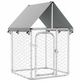 Vidaxl -Hundezwinger für außen mit Dach 100x100x150 cm