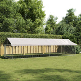 Vidaxl -Hundezwinger für außen mit Dach 600x200x150 cm