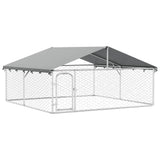 VIDAXL -Hundezwinger mit Dach 300x300x150 cm