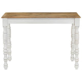 Vidaxl eettafel 110x60x76 cm massief mangohout