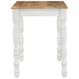 Vidaxl eettafel 110x60x76 cm massief mangohout