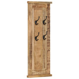 VIDAXL -Beschichtungsregale 2 PCs 38x100 cm Festes Mangoholz