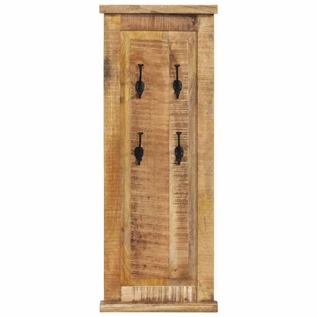 VIDAXL -Beschichtungsregale 2 PCs 38x100 cm Festes Mangoholz