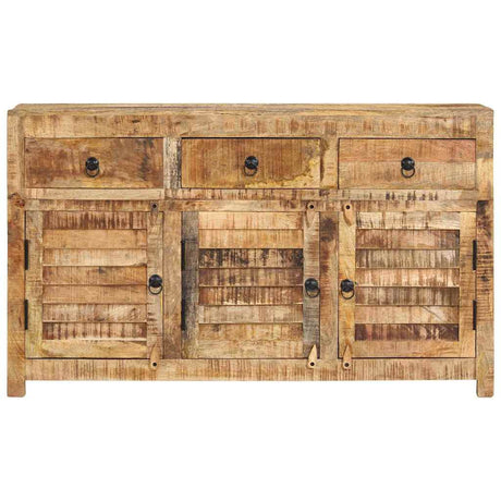 Vidaxl dressoir 110x30x65 cm massief mangohout