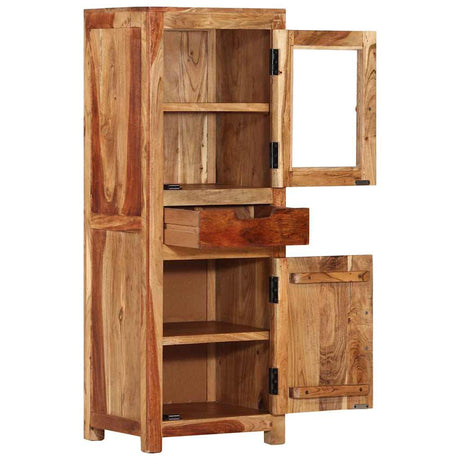 Vidaxl hoge kast 40x34x110 cm massief acaciahout
