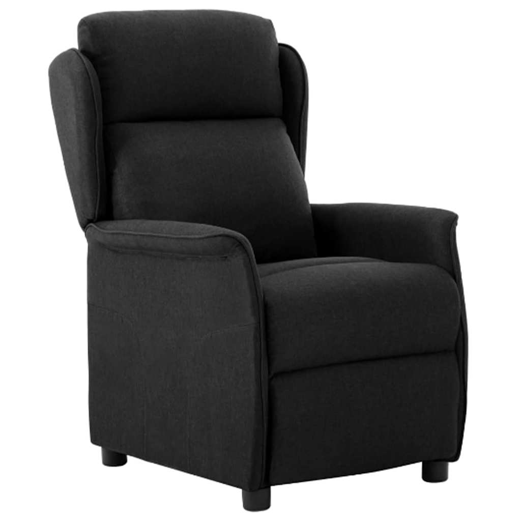 Vidaxl ligstoel zwart 66.5 x 94 x 101.5 cm polyester