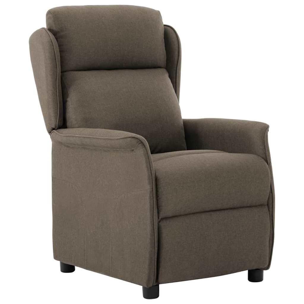 Vidaxl ligstoel taupe 66.5 x 94 x 101.5 cm polyester