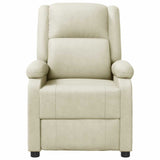 Vidaxl fauteuil verstelbaar kunstleer wit