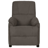Vidaxl massagestoel microvezelstof donkergrijs