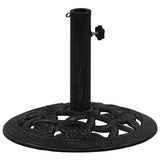 Vidaxl Parasol Fuß 40x40x32 cm Gusseisen schwarz