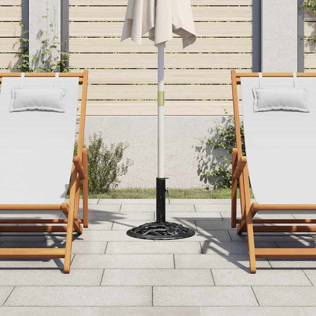 Vidaxl Parasol Fuß 40x40x32 cm Gusseisen schwarz